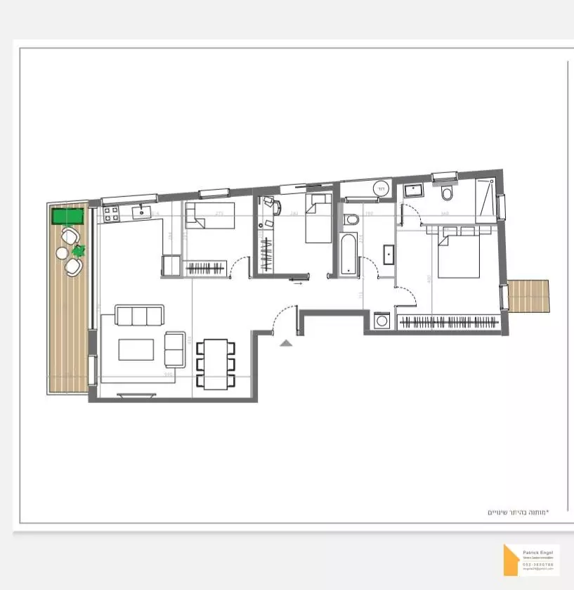 ¡No te lo pierdas! Con terraza, bien distribuido, tranquilo, luminoso, en calle tranquila, en hermoso edificio, proyecto de calidad, espacioso